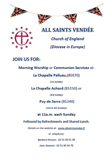 Join All Saints Vendee