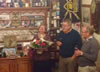 22nd January. Party celebrating Revd Caroline's birthday as well as the  presentation of a holiday voucher to Bob acknowledging his hard work renovating the Vicarage at St- Vincent-Sterlanges.